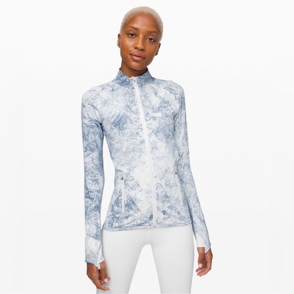 Lululemon Ebb to Train Jacket Wash
White Luna Marbled Print Size 8 Tye Dye - Picture 1 of 13